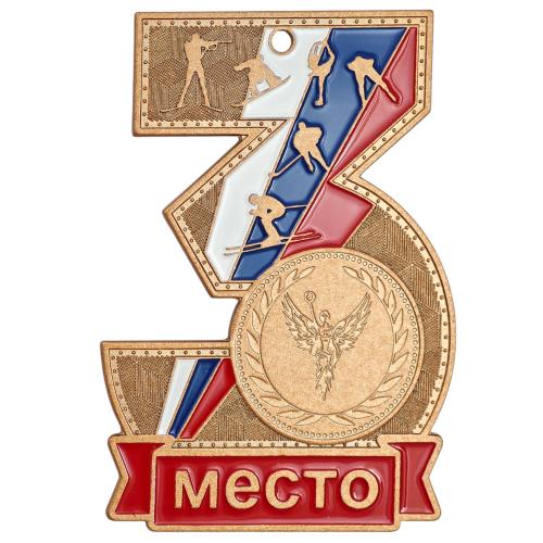 Медаль MZP 560-70/ВM зимние виды спорта (45х70мм, D-25мм, s-2,0 мм)