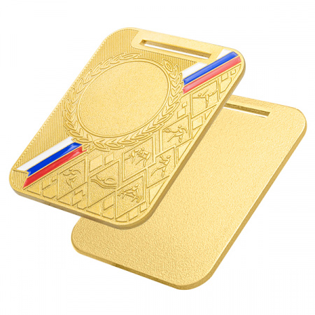Медаль MZP 550-65/GM (48х60мм, D-25мм, s-2,5мм)
