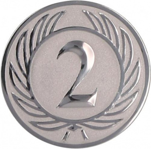 Эмблема D2-A37/S 2 место (D-50 мм)