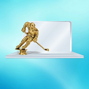 Приз A024 хоккей (акрил, 180х200х70 мм)