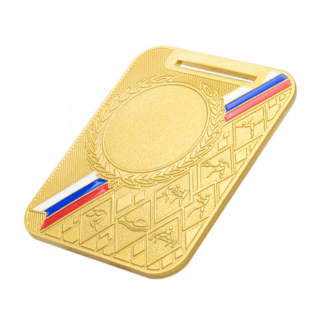 Медаль MZP 550-65/GM (48х60мм, D-25мм, s-2,5мм)
