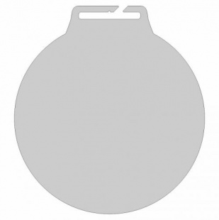 Заготовка медали MZP 423-70/SM под сублимацию (D-70мм, s-2 мм)