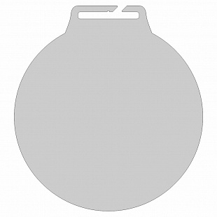 Заготовка медали MZP 423-70/SM под сублимацию (D-70мм, s-2 мм)