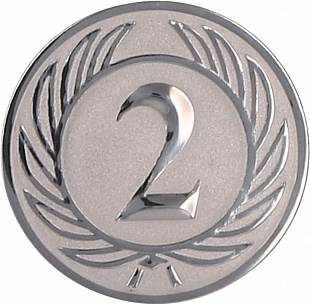 Эмблема D2-A37/S 2 место (D-50 мм)