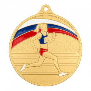 Медаль MZP 593-55/G бег женский (D-55мм, s-2 мм)