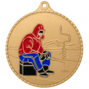 Медаль MZP 652-55/GМ зимняя рыбалка (D-55мм, s-2 мм)