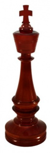 Приз DR 2201/BR C шахматы (бук, H-35 см)