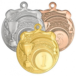 Комплект медалей MZ 44-65 (G,S,B) (D-65мм, D-25мм, s-2,5мм)