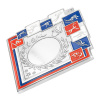 Медаль MZ 136-80/S (60х60мм, D-25 мм, s-2,5мм)