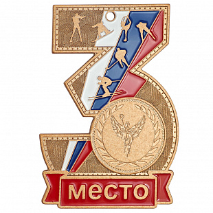 Медаль MZP 560-70/ВM зимние виды спорта (45х70мм, D-25мм, s-2,0 мм)