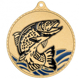 Медаль MZP 649-55/GМ рыболовный спорт (D-55мм, s-2 мм)