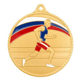 Медаль MZP 592-55/G бег мужской (D-55мм, s-2 мм)